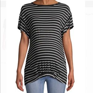 Maternity Short Sleeve Top with Elastic Band CXL